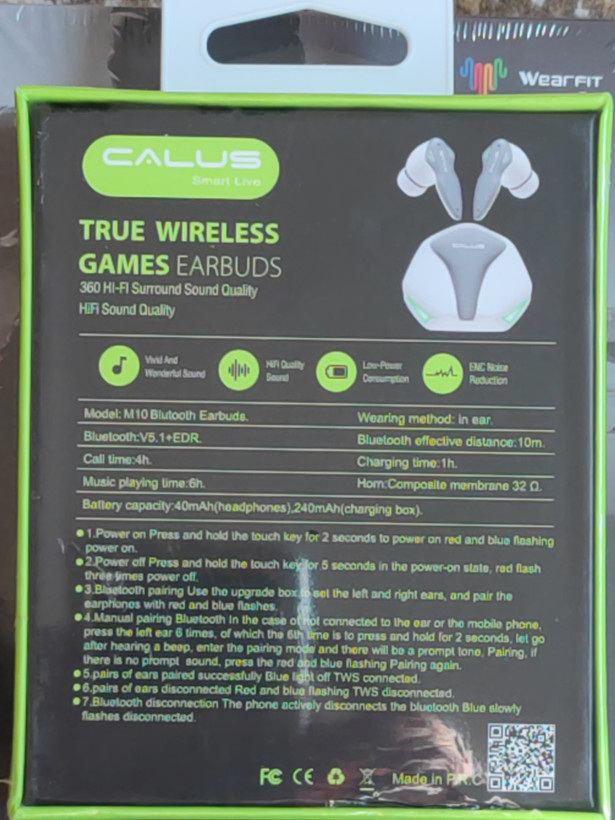 Earbuds E10 calus