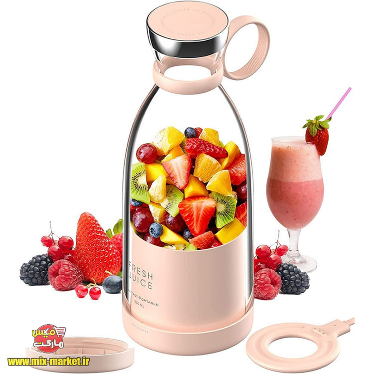 بطری مخلوط کن Fresh Juice Bottle Blender 214B