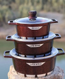 قابلمه لایف اسمایل ده پارچ گرانیت طرح جدید