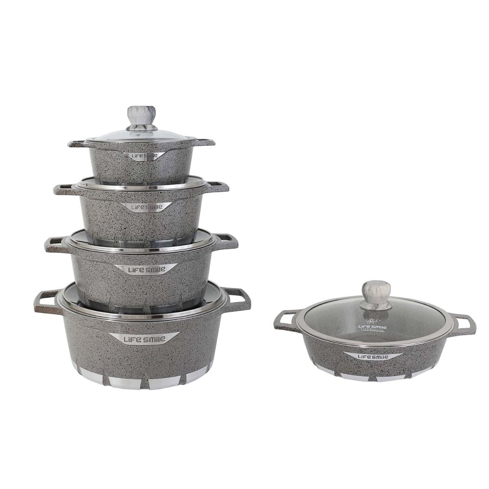 قابلمه لایف اسمایل ده پارچ گرانیت طرح جدید