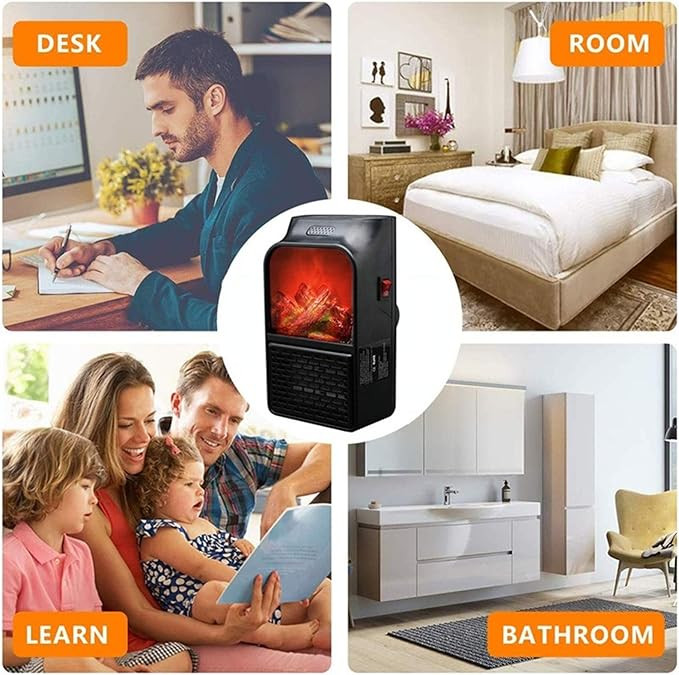 بخاری برقی فن هیتر فلیم flam heater