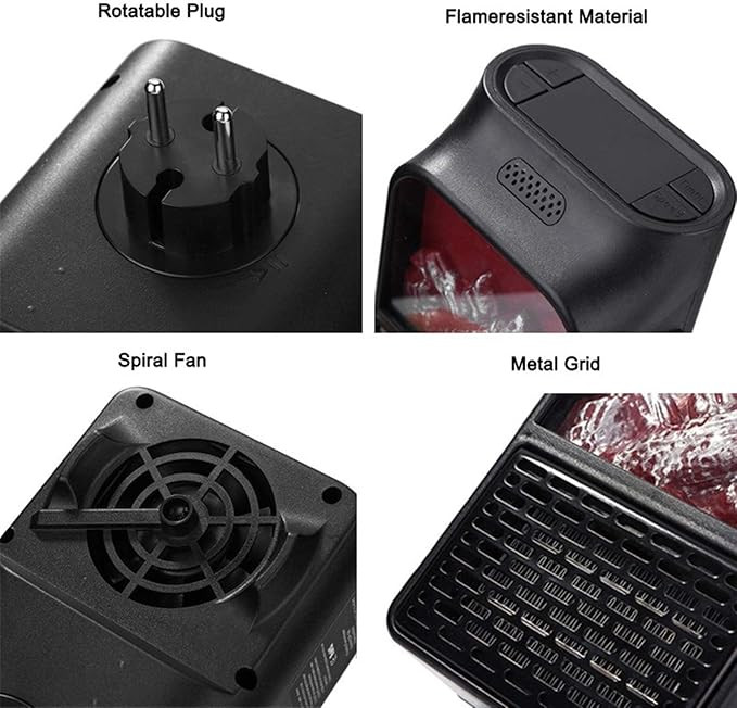 بخاری برقی فن هیتر فلیم flam heater